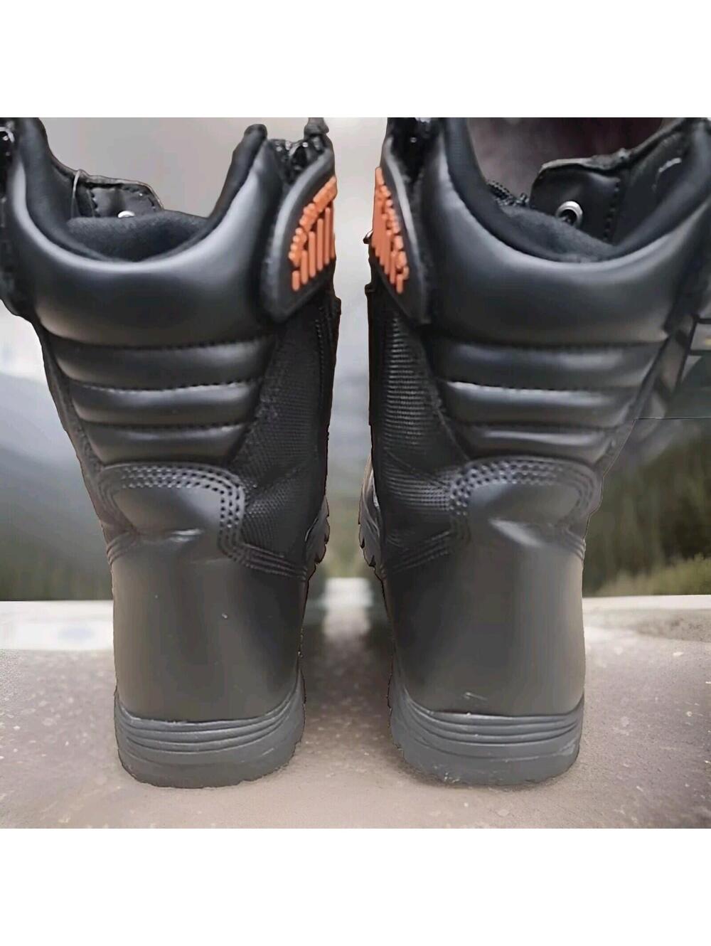Milwaukee Leather MBM9110 Mens 9in Blk Lace-Up Tactical Military Boot Size 10.5 - Picture 3 of 8